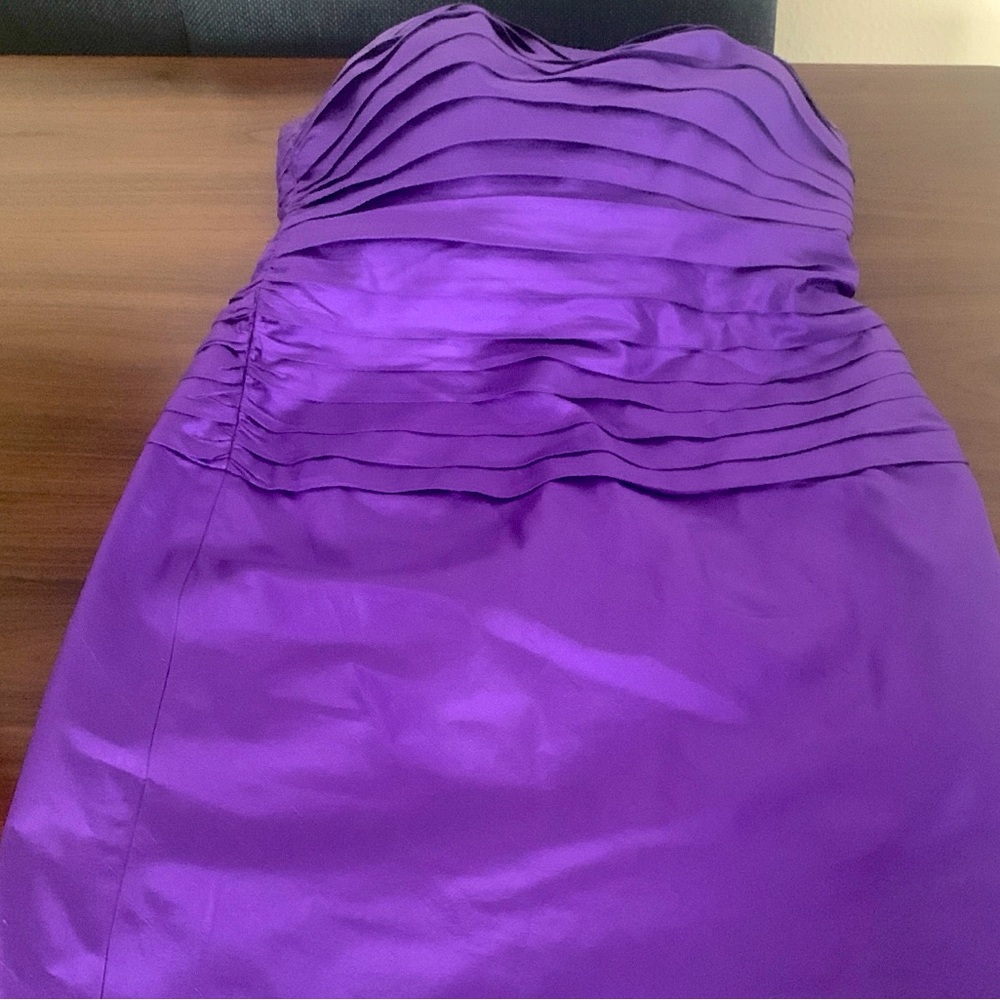 Ralph Lauren Elegant Purple Strapless Dress